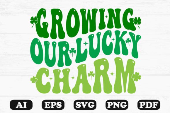 Growing Our Lucky Charm Retro Wavy Svg Review