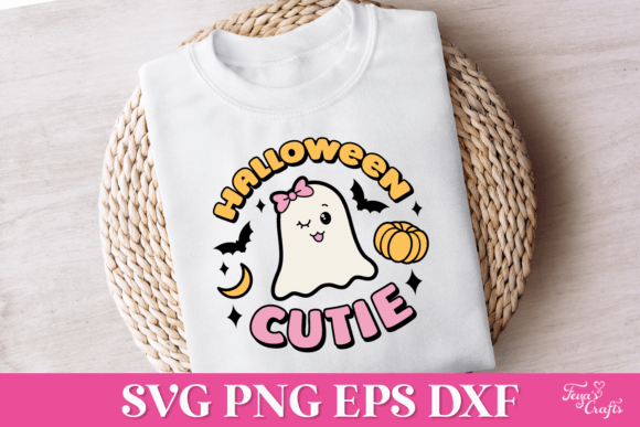 Halloween Cutie Retro Halloween SVG Graphics for Crafts