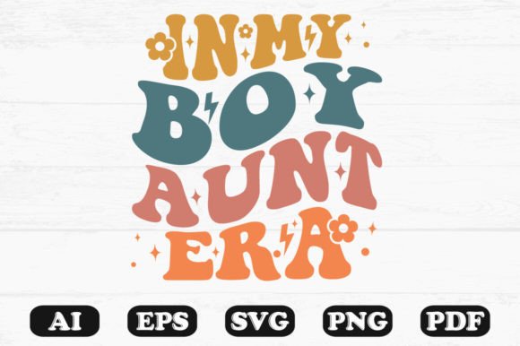 In My Nineties Era Retro Wavy Svg for Crafts and Graphics