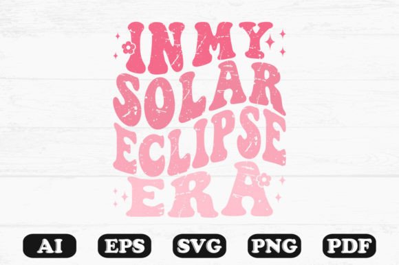 In My Solar Eclipse Era Retro Wavy Svg Review